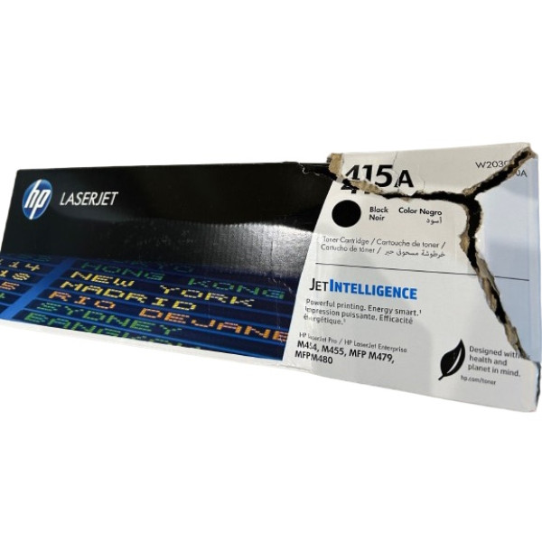 Toner HP #415A negro M454 M455 M479 M480 2.400p. **caja dañada sin abrir **