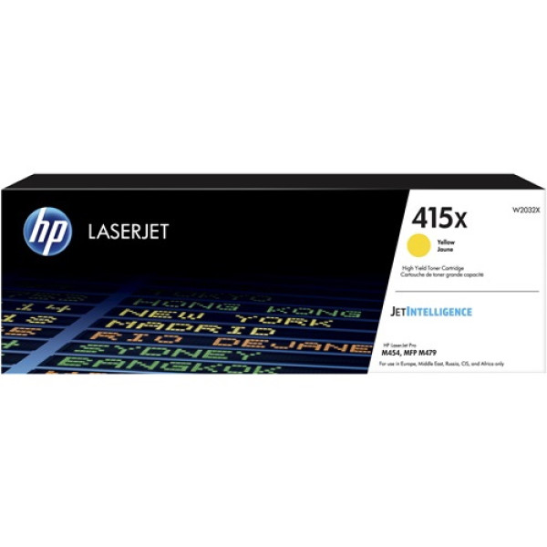 Toner HP #415X amarillo M454 M455 M479 M480 6.000p.