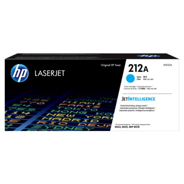 Toner HP #212A cyan Ljet  M554 M555 M578 4.500p.