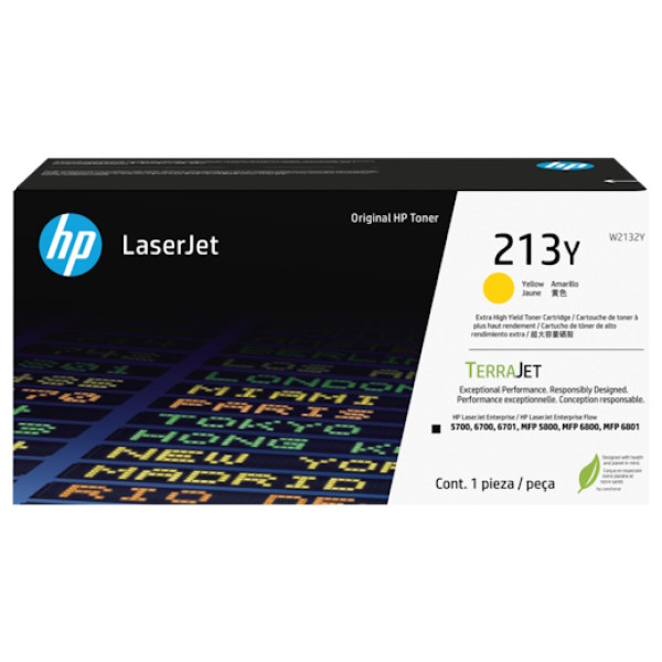 Toner HP #213Y yellow Lj Ent.5700 5800 6700 6800 12.000p.