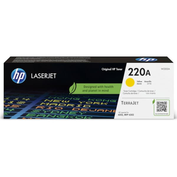 Toner HP #220A amarillo Color Ljet Pro 4202 4302  Terrajet 1.800p.