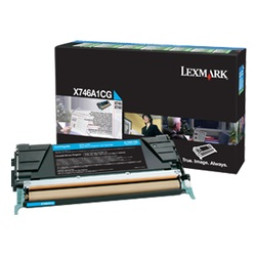 Toner LEXMARK X746 X748 cian 7.000p.