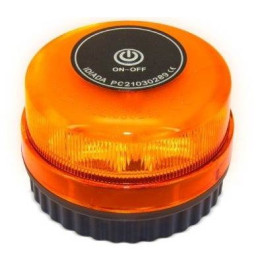 Luz de Emergencia para coche V16 Hispanica HE Z-1075/ Homologada/ Base Imantada/ Pila 9V