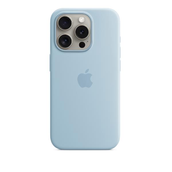 IPHONE 15 PRO SIL CASE LIGHT BLUE