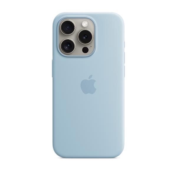 IPHONE 15 PRO MAX SIL CASE LIGHT BL