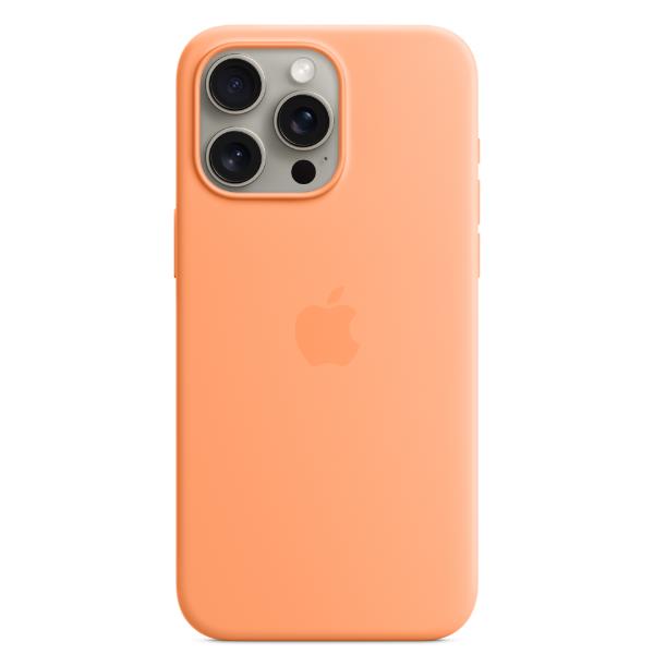 IPHONE 15 PRO MAX SI CASE ORANGE