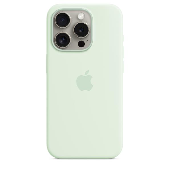 IPHONE 15 PRO SIL CASE SOFT MINT