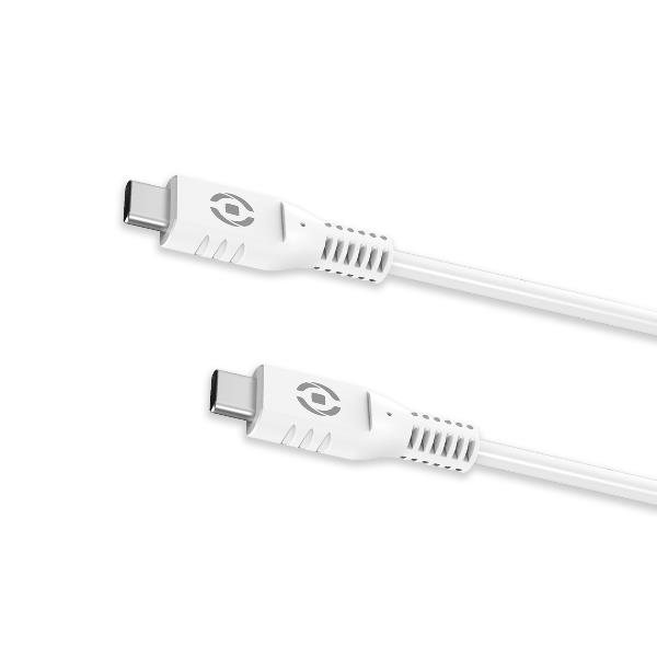 CABLE USBC A USBC 60W 1M BLANCO