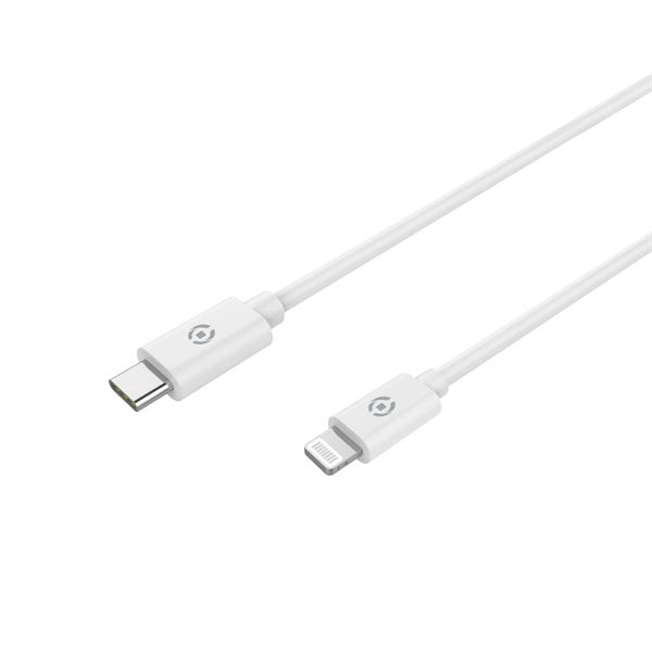 CABLE TIPO C A LIGHTNING 1M BLANCO