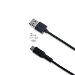 CABLE USB A TIPOC-2 METROS NEGRO