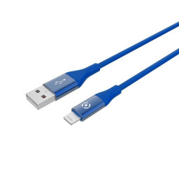 CABLE USB A LIGHT SILICONA 1M AZUL