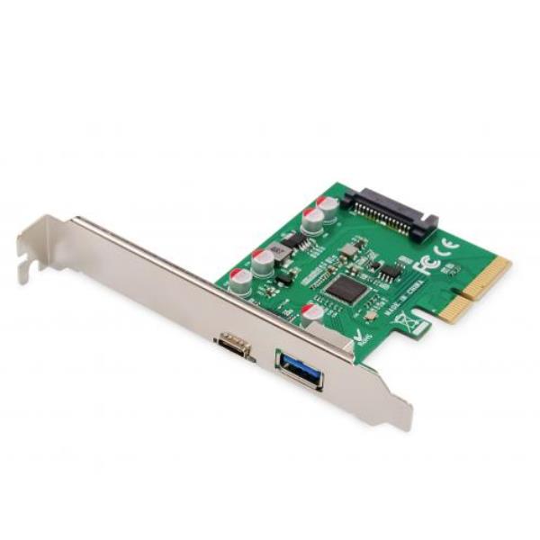 PCIE CARD  USB TYPE-C + US 2