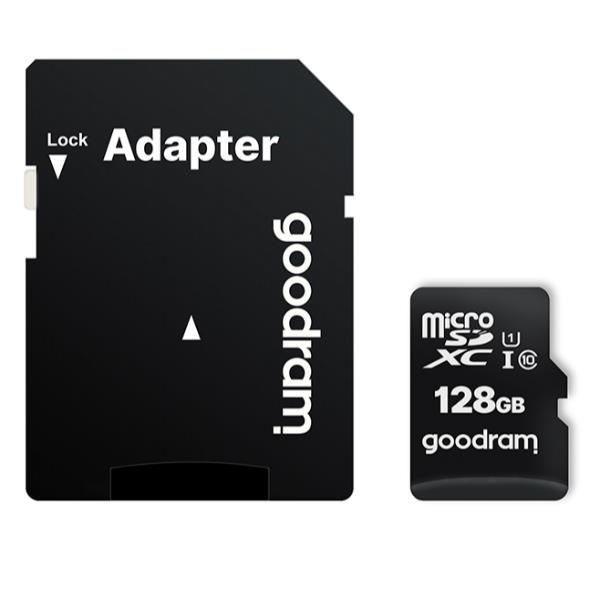 128GB MICRO CARD CL 10 UHS I + AD
