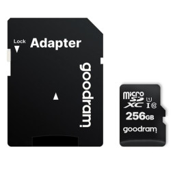 256GB MICRO CARD CL 10 UHS I + AD