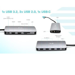 USB 3.0 USB-C/THUNDERBOLT 3X DISPLA