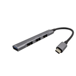 USB-C METAL HUB 1X USB 3.0 + 3X USB