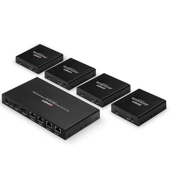 70M 4 PORT CAT.6 HDMI 18G SPLITTER