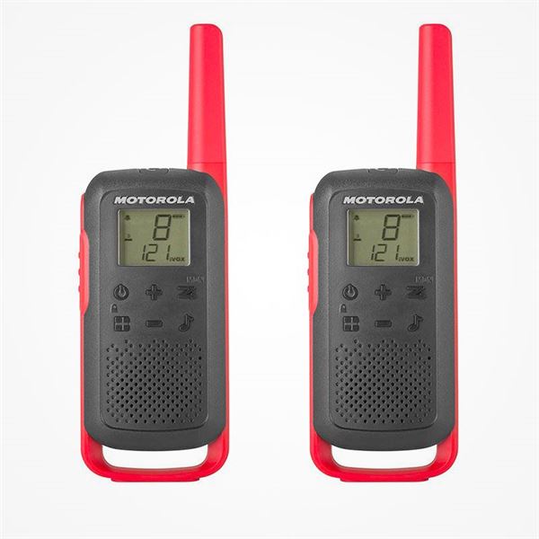 WALKIE TALKIES T62 BLACK RED