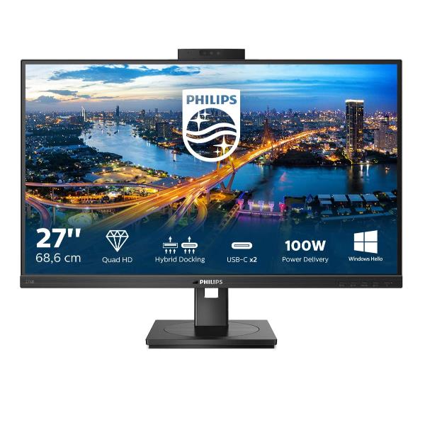 MONITOR 27 QHD HDMI DP USB-C PIVOTE