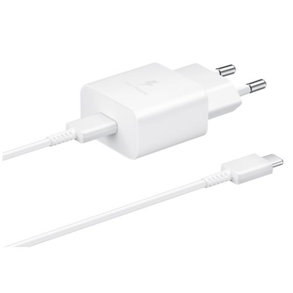 CARGADOR 15W TIPO C WHITE CON CABLE