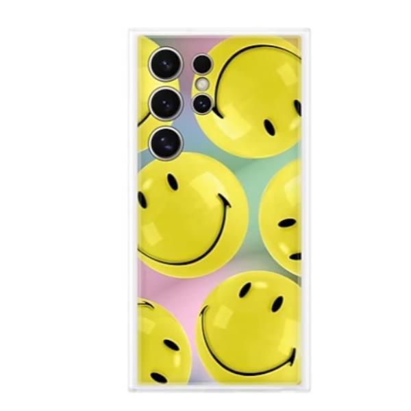 FUNDA SMILEY AMARILLA S24 ULTRA