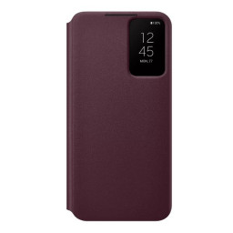 CLEAR VIEW COVER S22 PLUS BURGUNDY