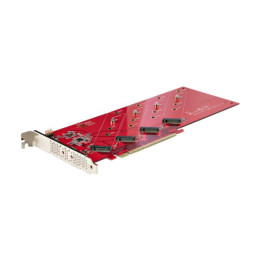 TARJETA PCIE X16 4X SSD M.2