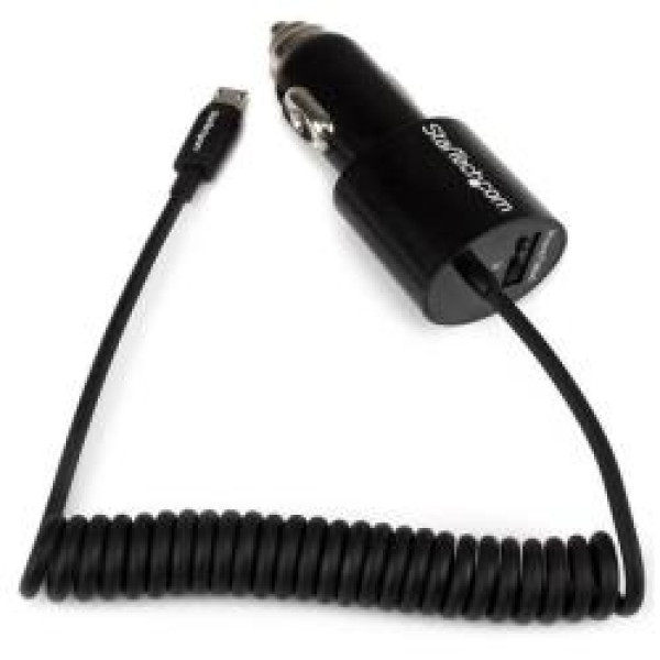 CARGADOR NEGRO 2X USB DE COCHE