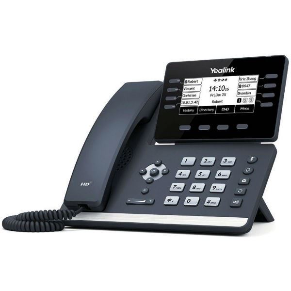 TELEFONO IP POE PANTALLA T53W