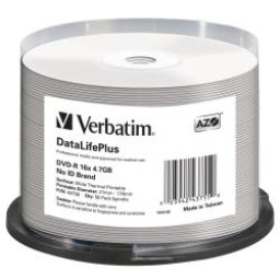 DVD-R AZO 4.7GB 16X DL THERM PACK50