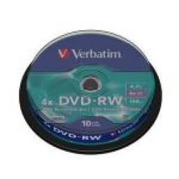 DVD-RW 4.7 4X LATA 10 VERBATIM