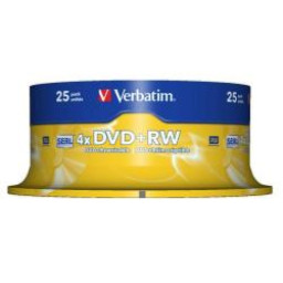 DVD RW 4.7 4X LATA 25 VERBATIM