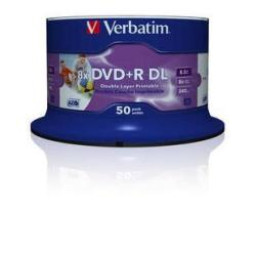 DVD+R DL 8.5GB 8X PACK50 WIDE PRINT