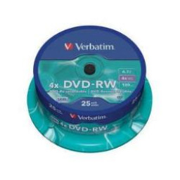 DVD-RW 4.7 4X LATA 25 VERBATIM