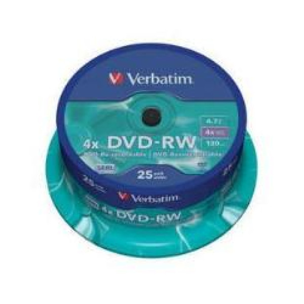 DVD-RW 4.7 4X LATA 25 VERBATIM