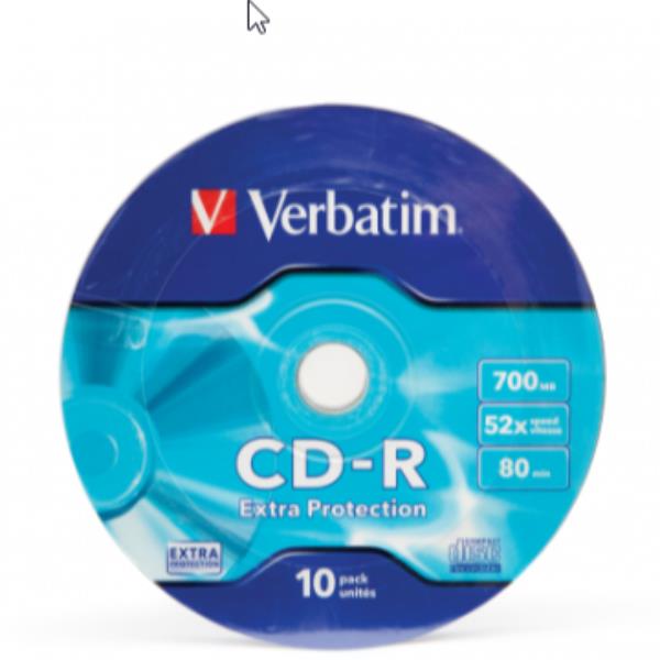 CD-R 700MB 52X EXTRA PROTECTION 10U